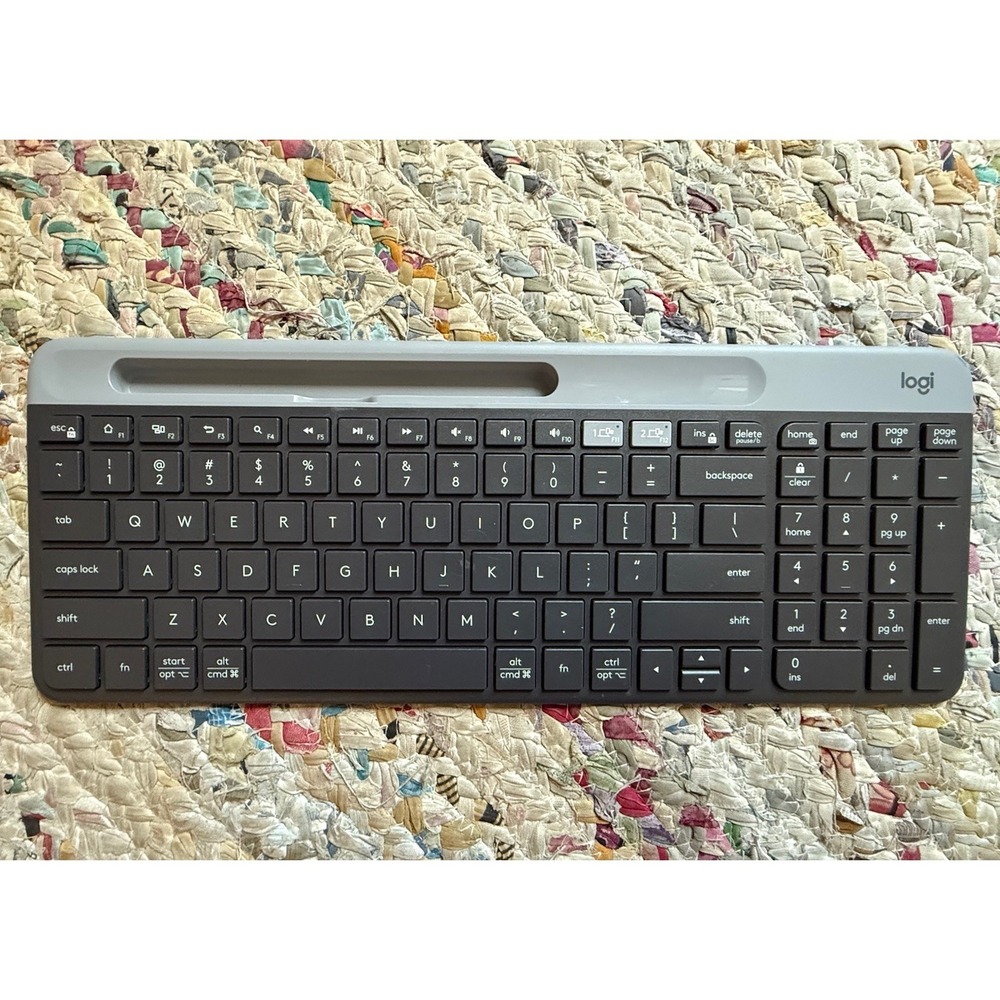 Logitech K585 Multi-Device Slim Wireless Keyboard With Dongle‎